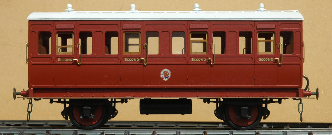 10mm Scale FCWD LB&SCR All 2nd 4w Carriage
