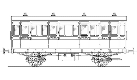 10mm Scale FCWD LB&SCR Composite Brake 4w Carriage