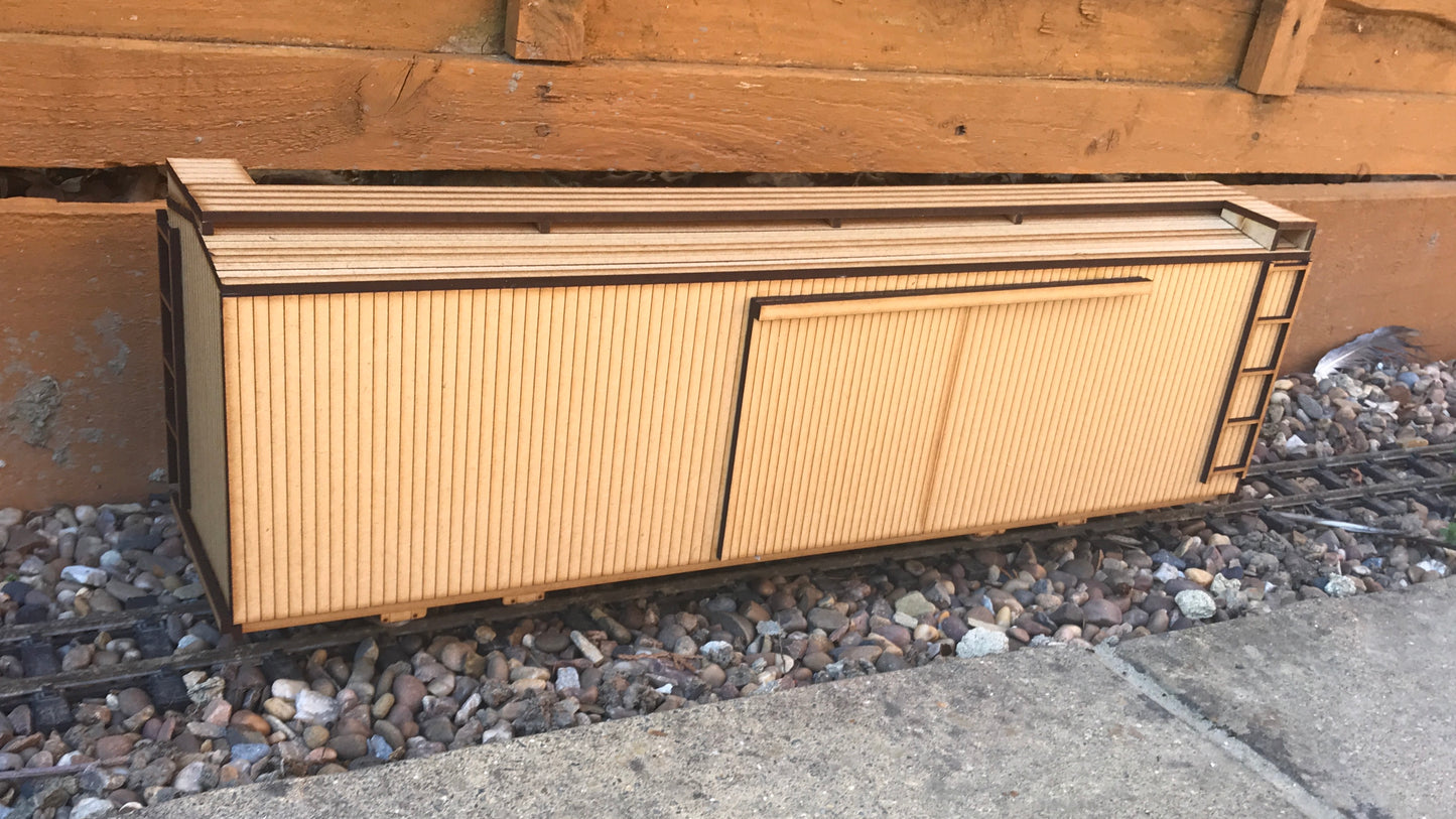 16mm Scale Sandy River and Rangeley Lakes Railroad Box Car 120-157