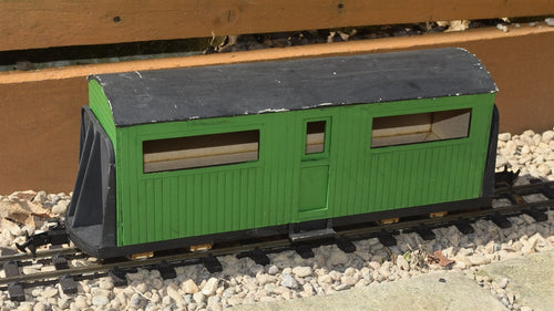 16mm Scale Bowaters Paper Railway Staff Coach No.641