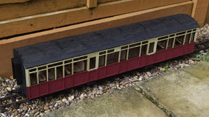 16mm Scale Ffestiniog Railway Composite Coach No.106/107