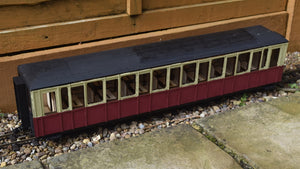 16mm Scale Ffestiniog Railway All 3rd Coach No.110