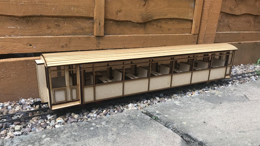 16mm Scale Ffestiniog Railway Super Saloon Coach No.117