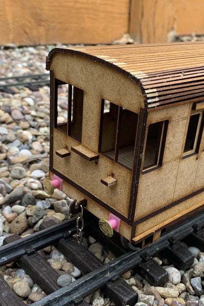 1:32 Scale SECR C Type Lavatory Brake Composite Coach - Push Pull Conversion