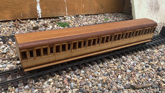 1:32 Scale SECR 100 Seater Coach - Matchboarded