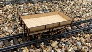 1:32 Scale LSWR 7.8 Ton 2 Plank Ballast Wagon