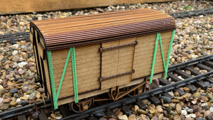 1:32 Scale SR 12 ton Covered Van (Even Planking - 9ft Chassis)