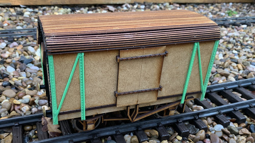 1:32 Scale SR 12 ton Covered Van (Plywood Sides)