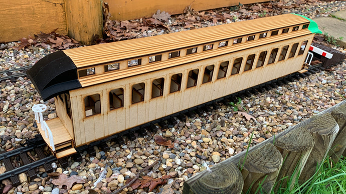 16mm scale Bridgton and Saco River Railroad Coach 15/16