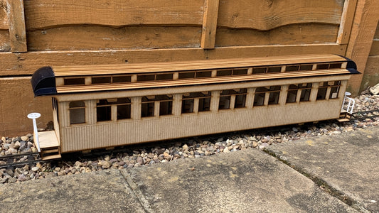 16mm scale Bridgton and Saco River Railroad Coach 17