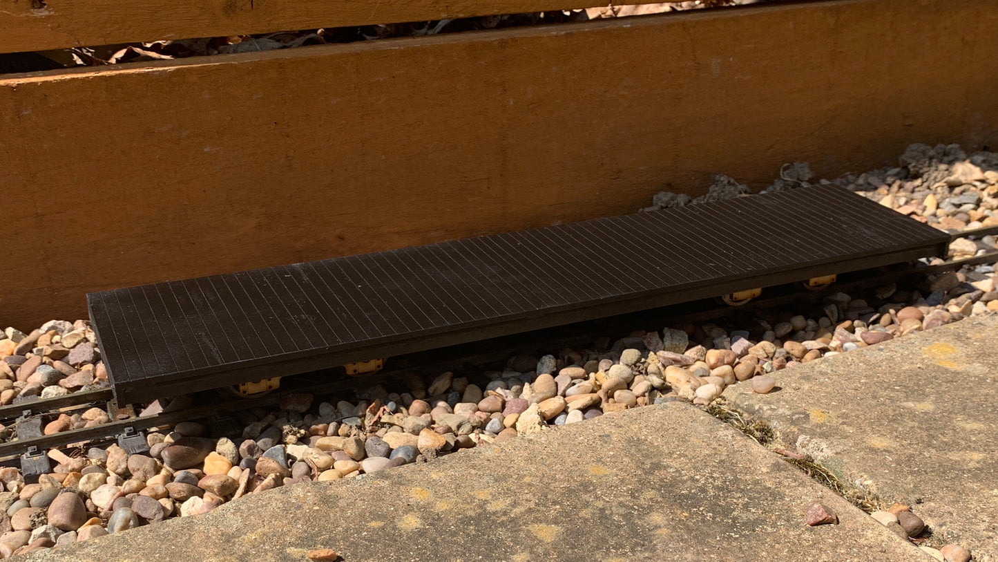 16mm Scale Bridgton and Saco River Railroad Flat Car - 26ft