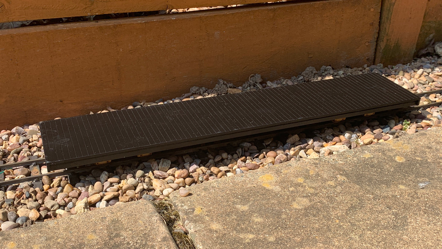 16mm Scale Bridgton and Saco River Railroad Flat Car - 30ft