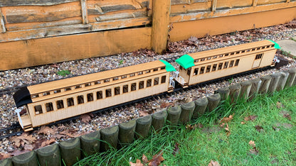 16mm Scale Sandy River and Rangeley Lakes Railroad Passenger Car Multipack