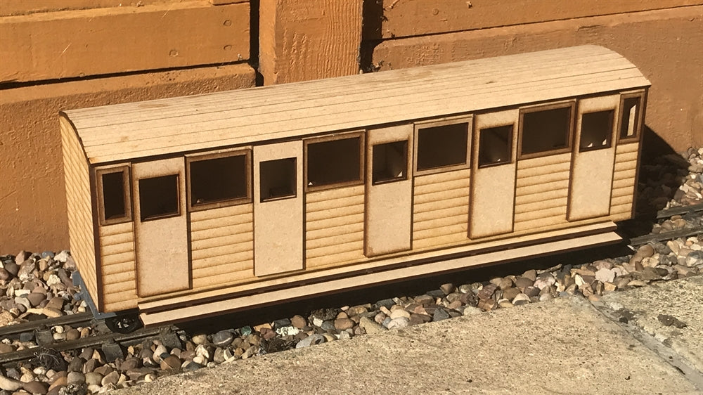16mm Scale Chattenden and Upnor Railway Coach 204