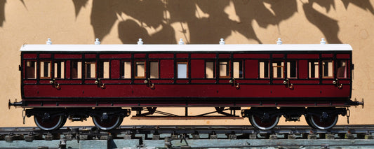 1:32 Scale FCWD Midland Railway Clayton 43ft Lavatory Composite Carriage