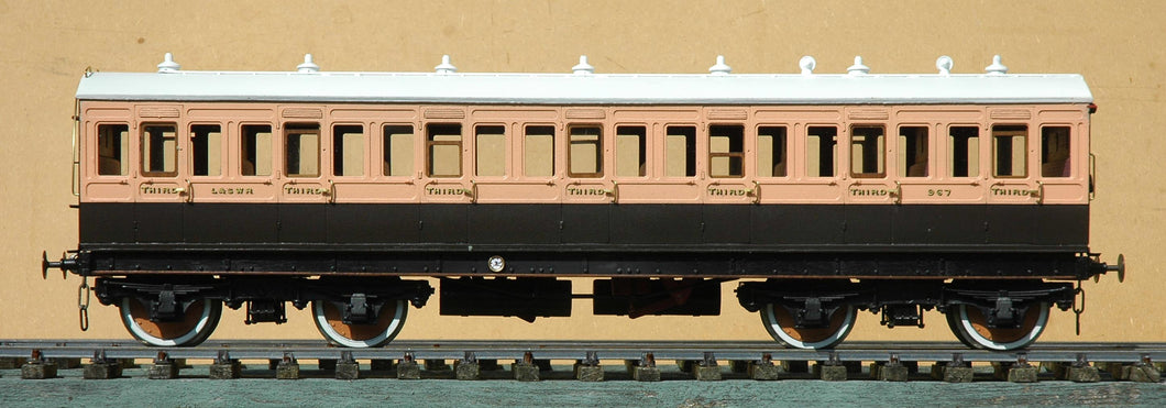 1:32 Scale FCWD L&SWR 42ft All Third Carriage