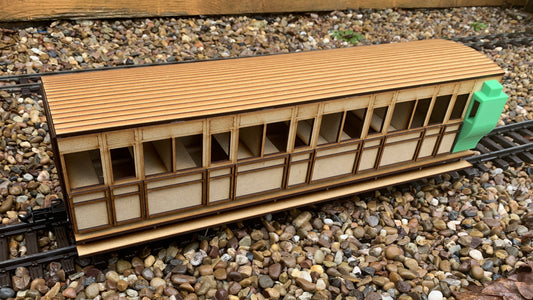 15mm Scale Isle of Man Railway Manx Northern 'Foxdale' Coach