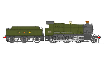 Unlined GWR Green 'GWR'
