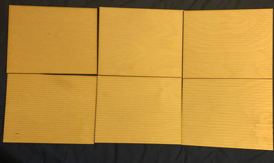 MDF / 2mm Thickness / 3mm Spacing