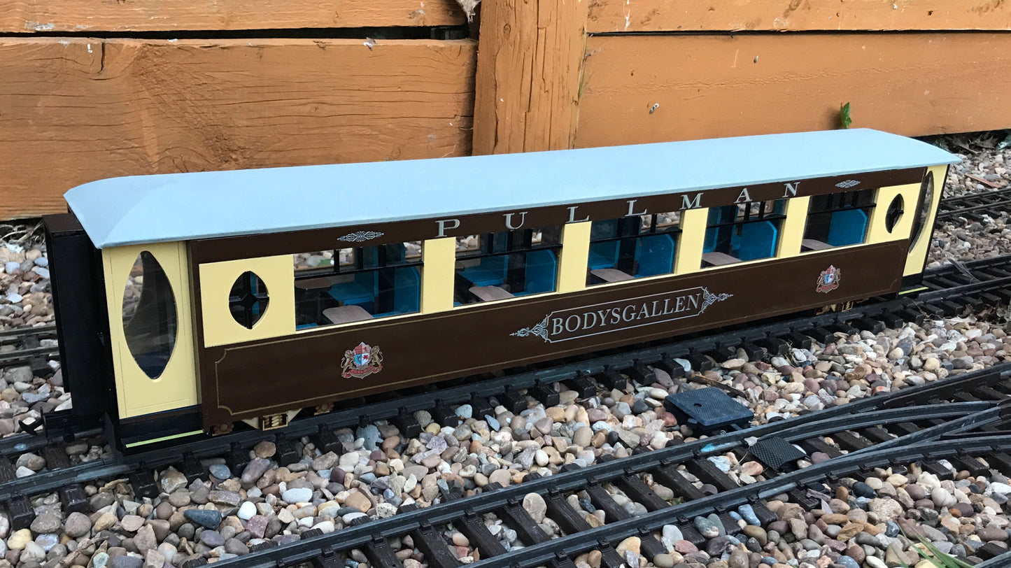 16mm Scale Welsh Highland Railway Pullman Coach No.2115 'Bodysgallen'