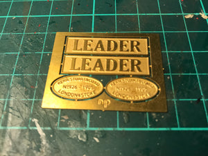 16mm Scale Bowaters Paper Railway Nameplate Set