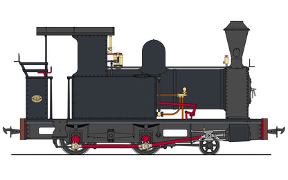 Accucraft UK 16mm (1:19) SCALE BAGNALL 0-4-2T RHEIDOL