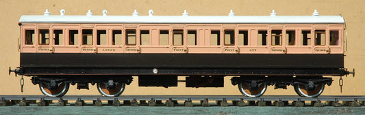 1:32 Scale FCWD L&SWR 45ft Lavatory Tri Composite Carriage