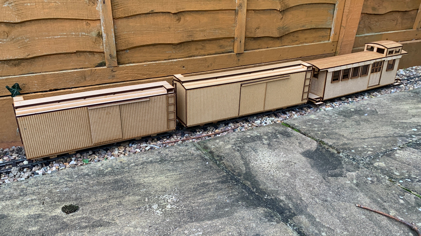 16mm Scale Sandy River and Rangeley Lakes Railroad Freight Multipack