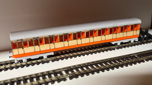 TT:120 Scale SECR 100 Seater Coach