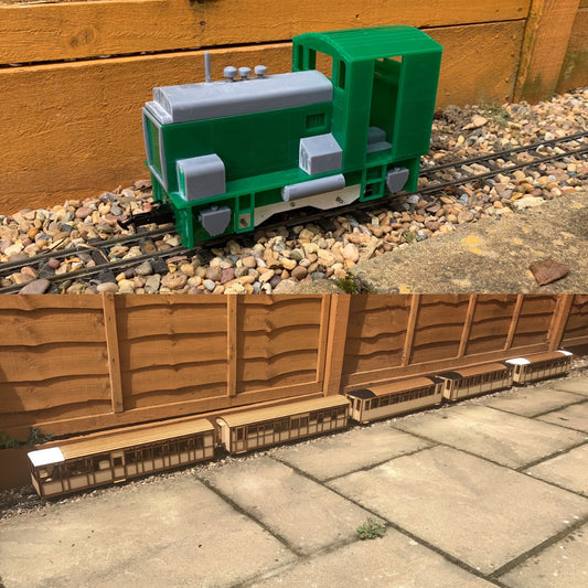 16mm Scale Upnor Castle Modern Train Pack