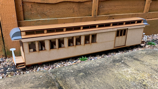 16mm scale Sandy River and Rangeley Lakes Railroad Combine 14 - As built