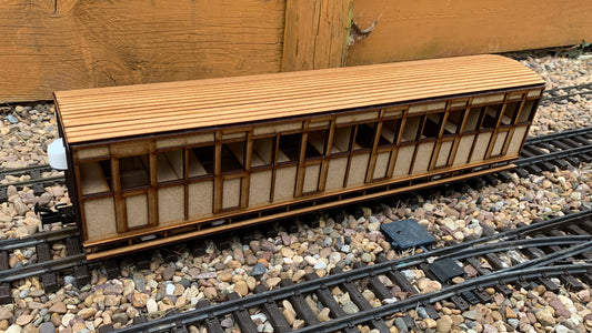 15mm Scale Isle of Man Railway 1881 Ashbury 'Small F' Guards Coach