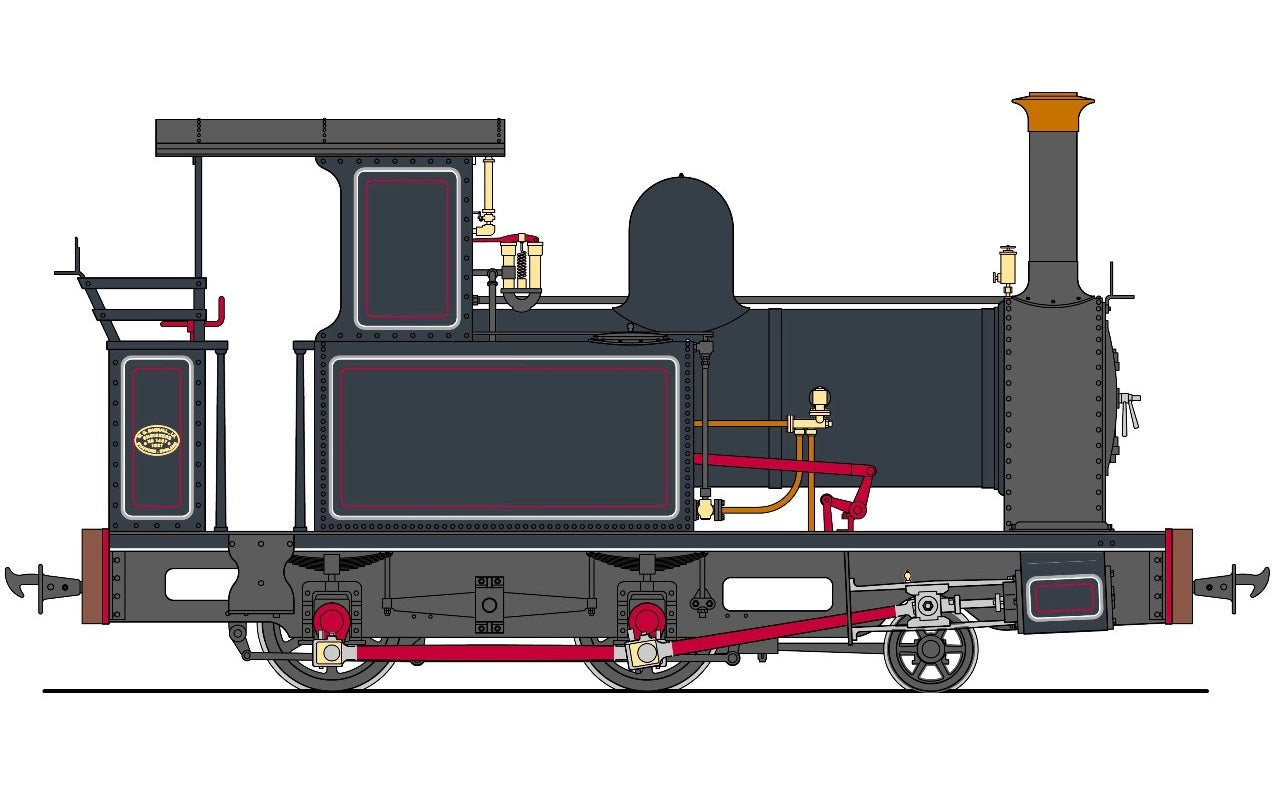 Accucraft UK 16mm (1:19) SCALE BAGNALL 0-4-2T RHEIDOL