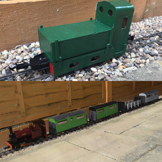 16mm Scale Bowaters Paper Railway The Tank Passenger Train pack