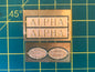 16mm Scale Bowaters Paper Railway Nameplate Set
