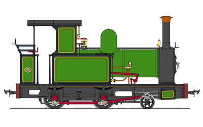 Lined Light Green